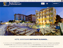 Tablet Screenshot of hotelmontanari.it